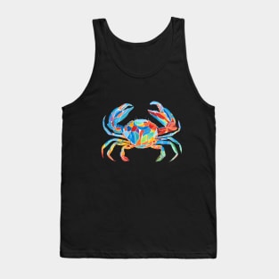 Bright colors crab Tank Top